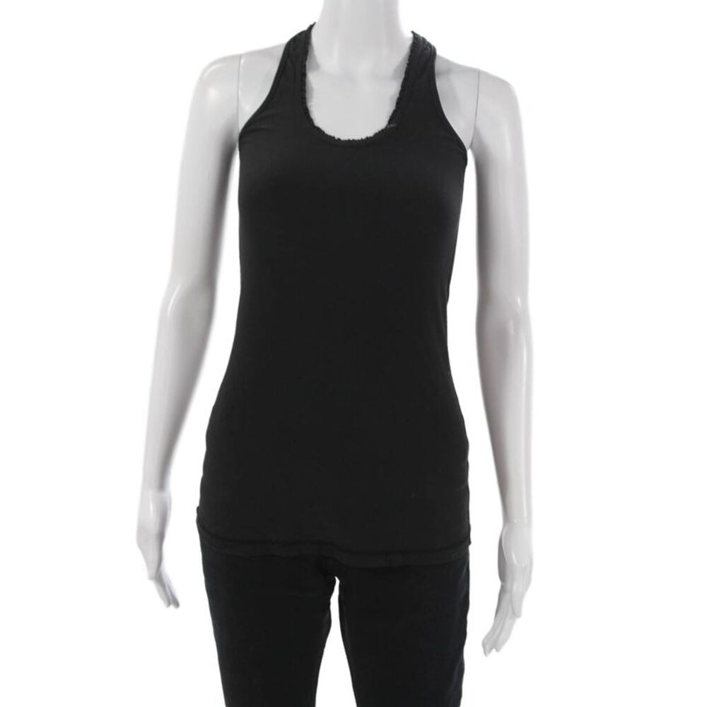 Lululemon Women Basic Scoop Neck Nylon Tank Black Size 4 - Picture 1 of 4
